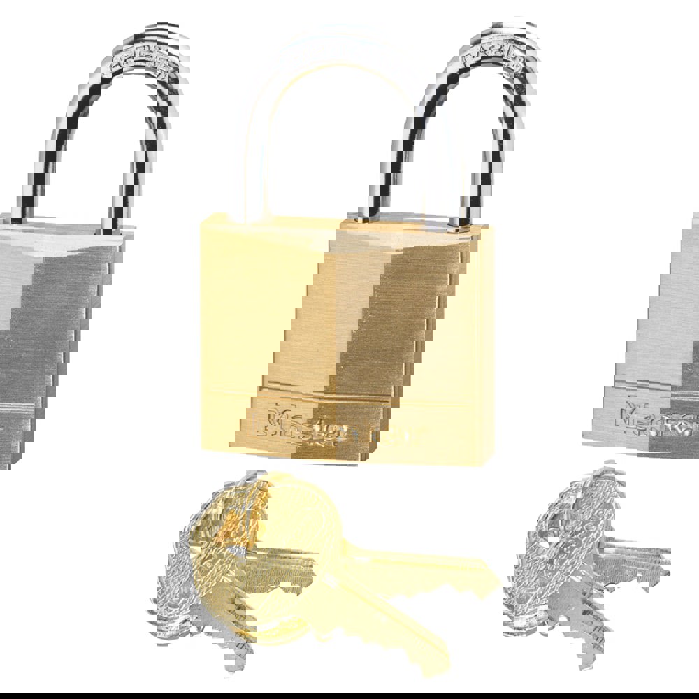 Padlock: Solid Brass, Keyed Different, 1-9/16